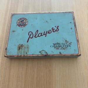 Vintage! Player’s Navy cut cigarettes metallic case (L)